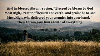 Humber UBF - March 27, 2022: Melchizedek Blesses Abram