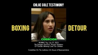 Chloe Cole Testimony Gender Change Irreversible Harm To Children