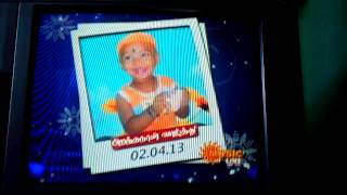 R.TOSHITH sun music pirandha naal vazhthu 02/04/20