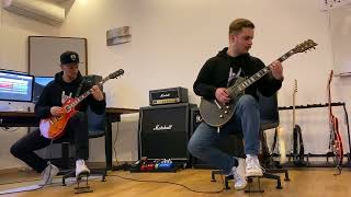 Two guys play Conquer All by Behemoth