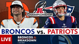 Broncos vs. Patriots Live Streaming Scoreboard, Play-By-Play, Highlights | AFC Championship On CBS