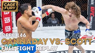 Isaiah Cannaday vs. Shane Scott | Full Fight Replay | CFFC 146
