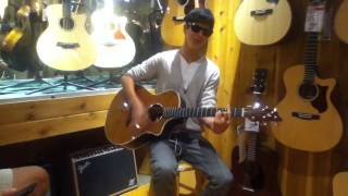 My friend playing his new song "Purity"