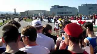Freiburg Marathon 2012 Start aus Läufersicht Reihe 1 (HD)