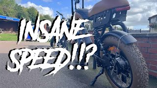 Experience the Thrill of Speed with the Cruz73 Retro Fat Tyre E-bike | First Impressions