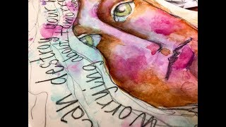 Create With Me: Art Journal Page No. 002