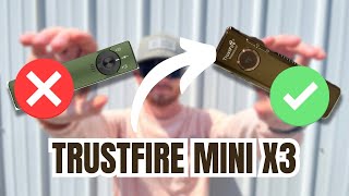 Best EDC light for the $$!! || TrustFire Mini X3 FULL REVIEW