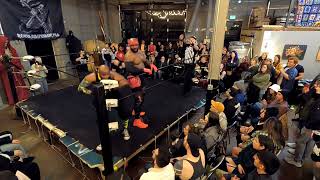Marlon Bishop vs Bruce Wayans vs Filter (Referee Rob Buster) RIP WRESTLING 3-17-23