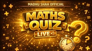 hello frnds welcome to math quiz live