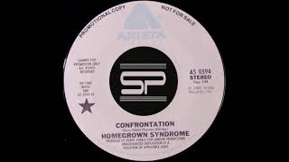 RARE FUNK 45t - HOMEGROWN SYNDROME - Confrontation - 1981 Arista
