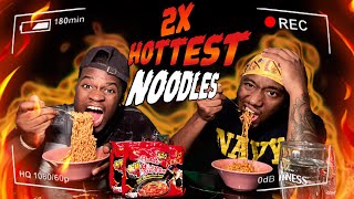 2X Spicy Noodle Challenge (DO NOT ATTEMPT)!!! ft.DenooHendrix