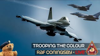 LIVE KING'S BIRTHDAY SPECIAL TROOPING THE COLOUR RED ARROWS, TYPHOON & BBMF • RAF CONINGSBY 13.06.26