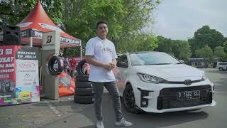 TOYOTA GR YARIS  MOBIL DNA WRC DIGEBER IKUT TOURING DAN KOPDAR YARIS SE- PULAU JAWA 10-12 JUNI 2022.