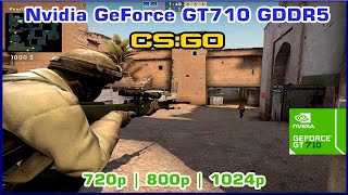 Benchmark CSGO Asus Nvidia GeForce GT 710 2GB GDDR5 🖥
