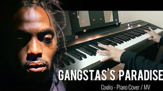 "Gangsta's Paradise" - Coolio (piano cove / MV)+ Lyrics