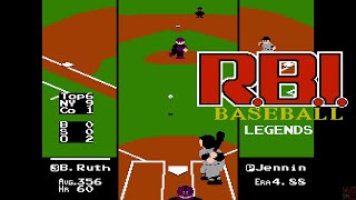 Legends of R.B.I. Baseball (ROM HACK) [NES] 11-1 Win ⚾ (Yankees vs. Rockies)