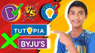 Tutopia vs Byjus learning app  | who is better? | How to use tutopia app