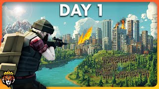 DAY 1 in the GREATEST Singleplayer Survival Game of this Year...