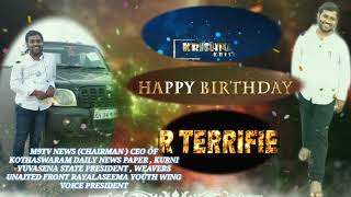 WISHU HAPPY BIRTHDAY KRISHNA SIR ( M9TV NEWS CHANNEL ,  CHAIRMAN )