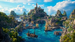 Magical Medieval Sea Valley Ambience - Relaxing Medieval Celtic Music - Mystical Music