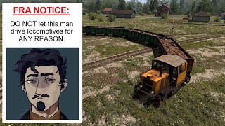 Zach is "good" at Derail Valley