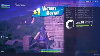 Fortnite 1 KILL WIN!!!