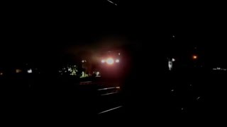 Night shot of Hate Bazar Express and Emu in Sealdah North Division. From icchapur.