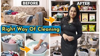 CLEAN YOUR HOME IN CORRECT WAY TO GET CLEAN SHINNING HOME || Cleaning Hacks For Smart Homemakers 