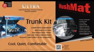 HushMat Sound Deadening Trunk Kit Install Benefits