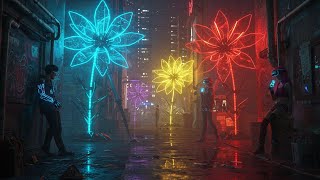 기계꽃, Iron flower melody(AI music, Tech house)#aimusic
