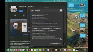 Print to PDF Printer app Basic Overview Mac App Store