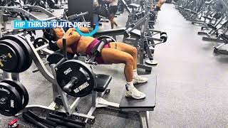 Hip thrust glute drive F