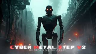Cyber Metal Step v2 - Unreal Engine Asset