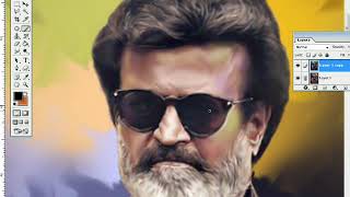 Super star rajanikanth en kala live digital art 2nd step complete work