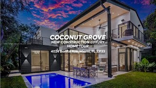 Coconut Grove new construction luxury home tour | 4024 Bonita Ave, Miami, FL 33133