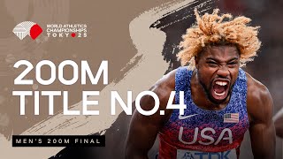 Noah Lyles wins his 4th consecutive 200m title | World Athletics Championships Tokyo 25