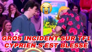 The 12 Coups de Midi: Cyprien injured live on air, huge moment of panic on TF1