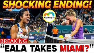 SHE GAVE UP! 😱 Alex Eala SHOCKS Laura Siegemund in Miami Open!