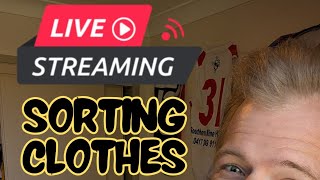 Sorting & Separating Kids Clothes (LIVE)