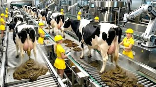 Inside the Factory: How Cow Dung Generates Electricity – SHOCKING Industrial Science #insidefactory