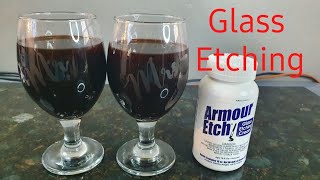 EASIEST WAY TO ETCH GLASS AT HOME  /HOW TO ETCH GLASS WITH CRICUT  /GLASS ETCHING CREAM