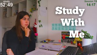 LIVE 5 HOURS Study With Me (60 min study + 10 break)