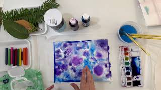 Mette Tommerup Watercolor Abstractions Elementary School Lesson