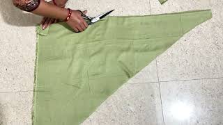 चकवी सलवार Cutting and Stitching/ Chakvi salwar cutting/ salwar cutting #viralvideo #2025 #salwar 