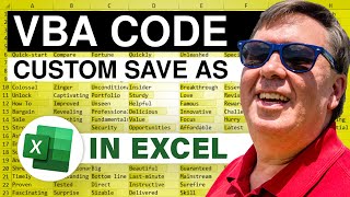 Excel - Macro Recorder Won't Save As Pasted Name - Episode 1759