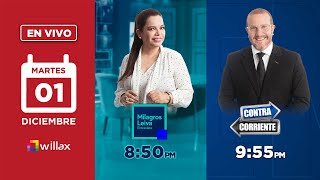 Willax en vivo - MILAGROS LEIVA ENTREVISTA - CONTRACORRIENTE - 01/12/2025 | Willax