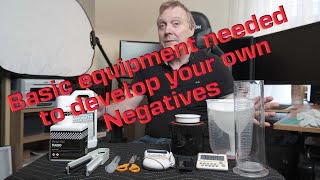 Equipment needed to develop your Film Negatives