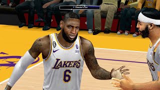 NBA 2K14 UBR MOD│Warriors vs Lakers │2023 Playoffs Game 3