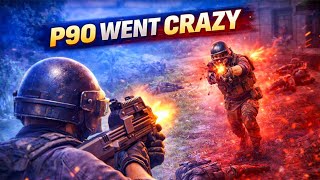 9 Kills with the P90 😮‍🔥 | PUBG Mobile Domination
