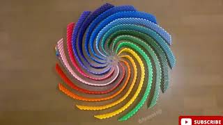 Reverse Video || Dominoes Falling || Reverse Dominoes Falling || Most Amazing Satisfying Video - 15
